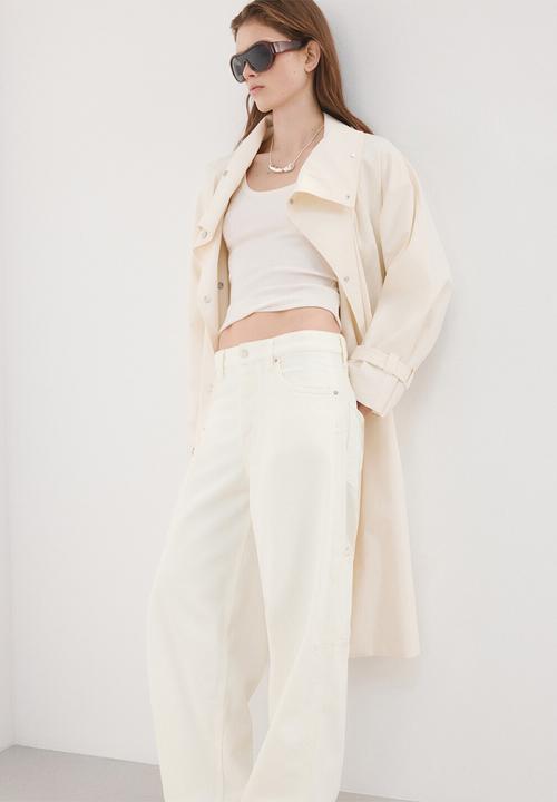 MANGO - Jeans rowan - white