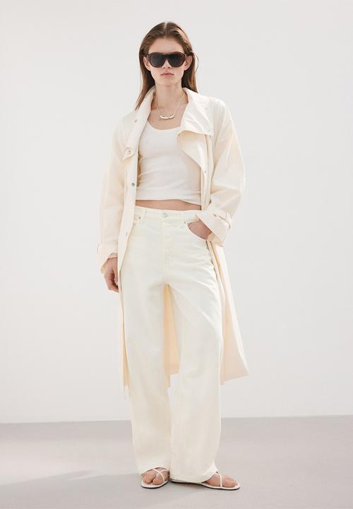 MANGO - Jeans rowan - white