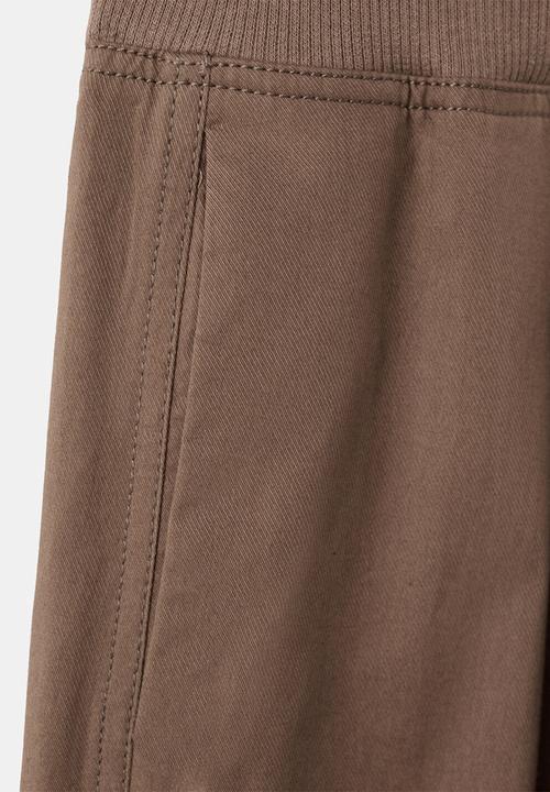 MANGO - Trousers cristina - medium brown