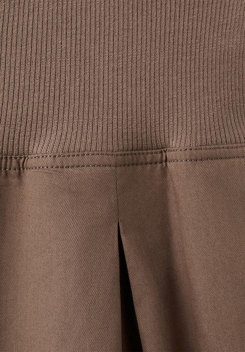 MANGO - Trousers cristina - medium brown