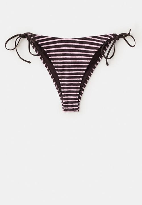 MANGO - Bikini pantie siros- dark brown