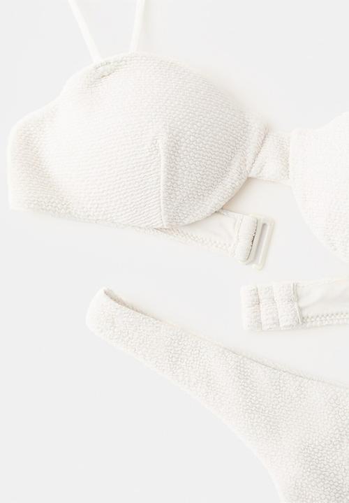 MANGO - Bikini pantie lesbos- light beige