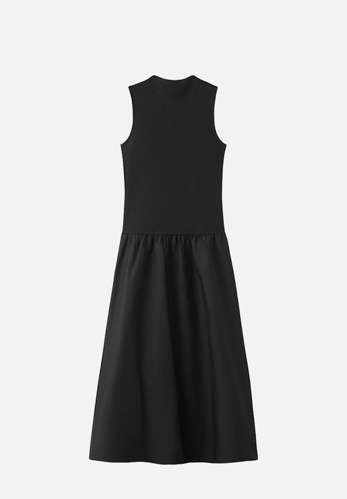MANGO - Dress valvin - black