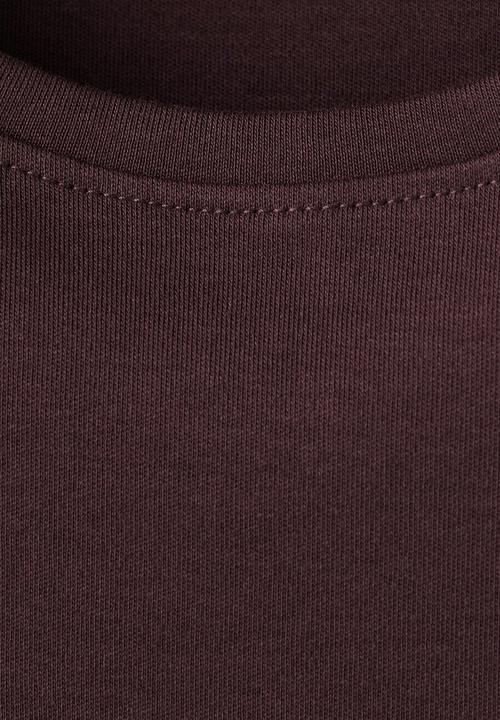 MANGO - T-shirt riti - dark red