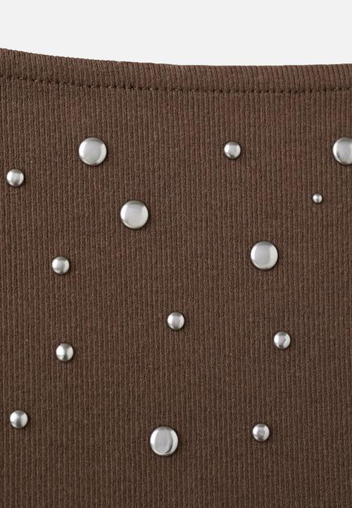 MANGO - Top hex - light/pastel brown