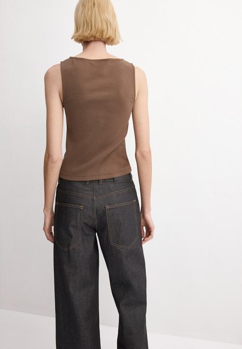 MANGO - Top hex - light/pastel brown
