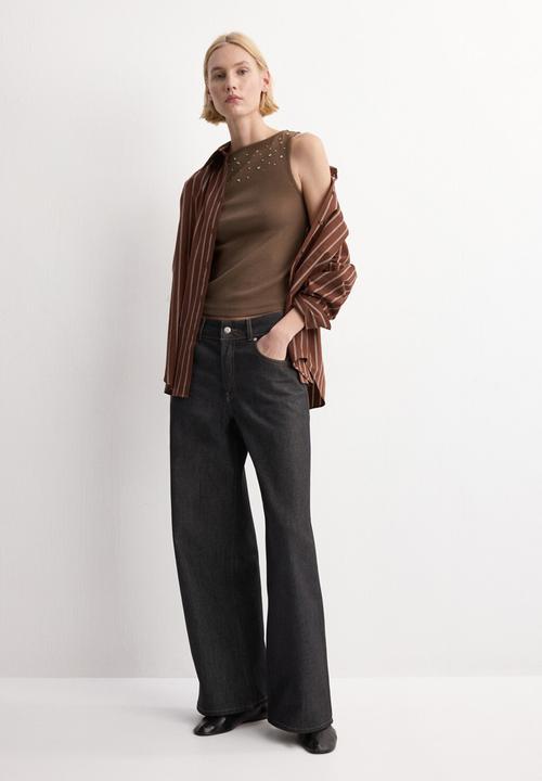 MANGO - Top hex - light/pastel brown