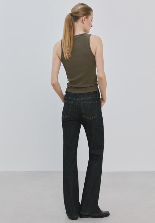 MANGO - Top boni - khaki
