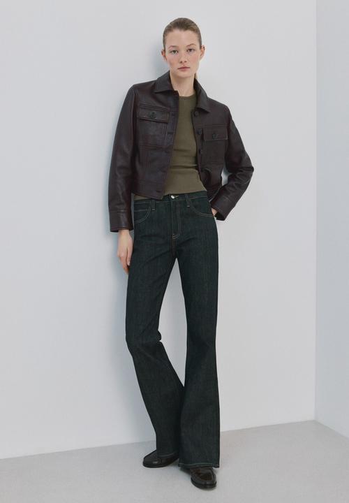 MANGO - Top boni - khaki