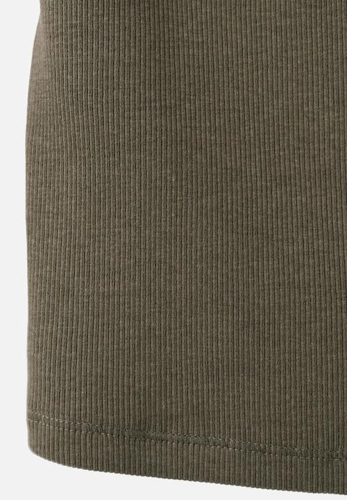 MANGO - Top boni - khaki