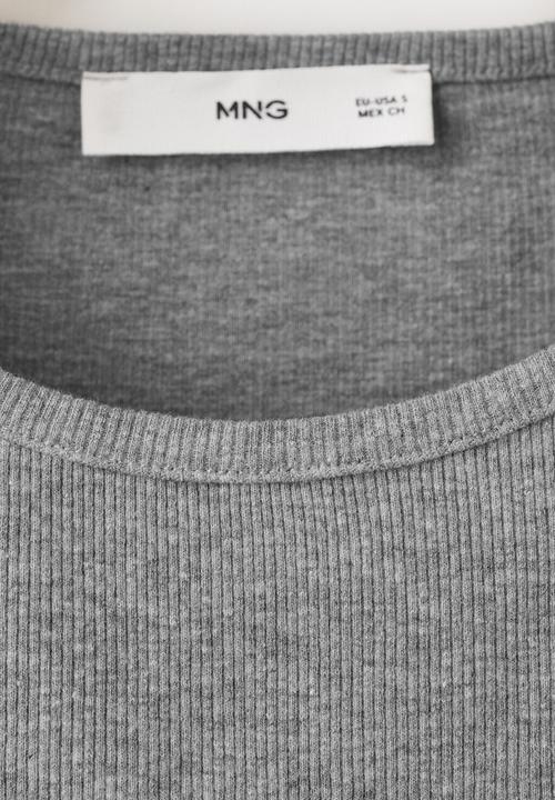 MANGO - Top boni - medium gray