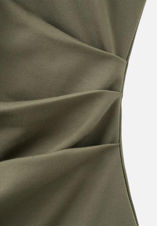 MANGO - T-shirt candelo - khaki