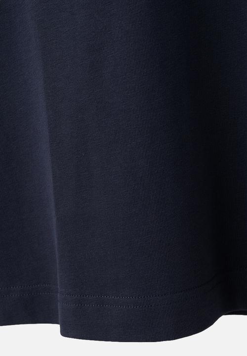 MANGO - T-shirt sita - navy