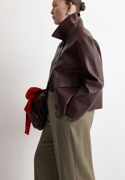 MANGO - Trousers fluid - khaki