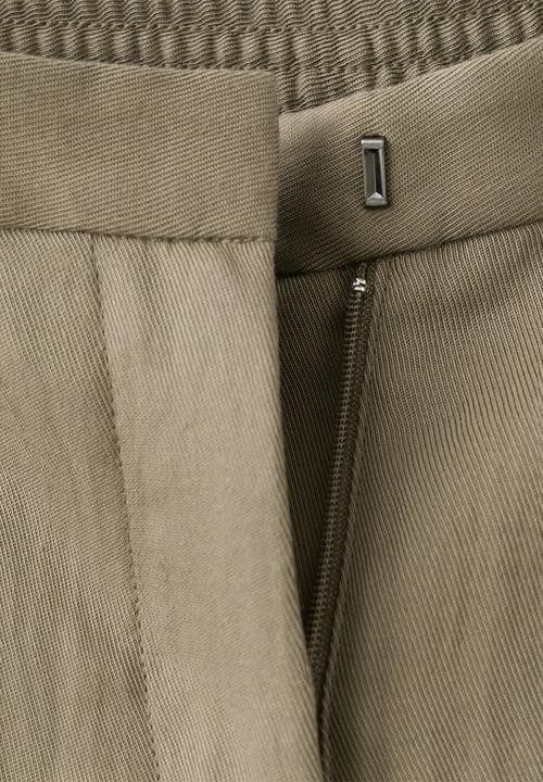 MANGO - Trousers fluid - khaki