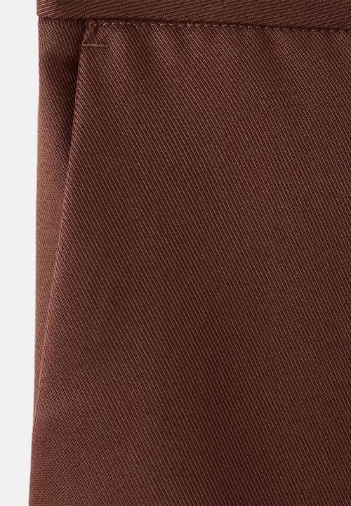 MANGO - Trousers fluid- medium orange