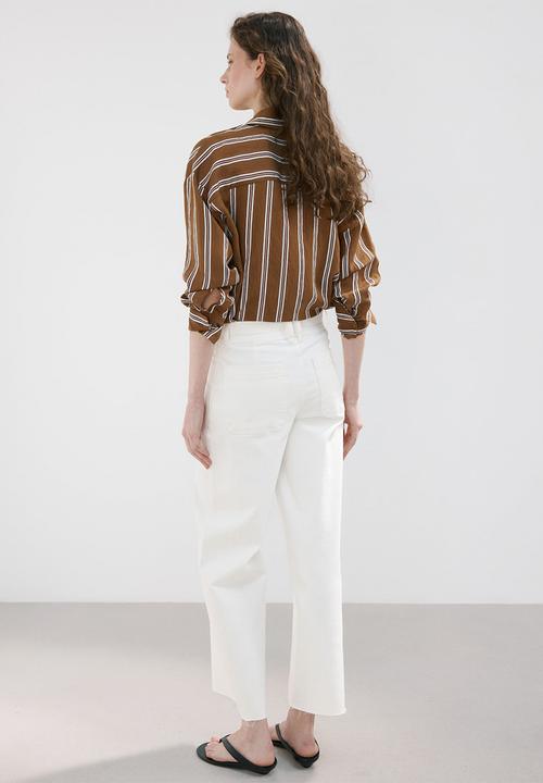 MANGO - Jeans catherin- white