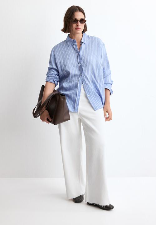 MANGO - Jeans catherin- white
