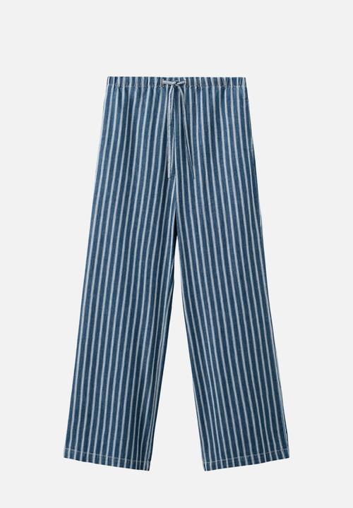 MANGO - Trousers juno - medium blue