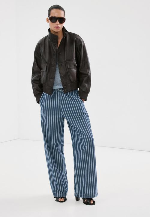 MANGO - Trousers juno - medium blue