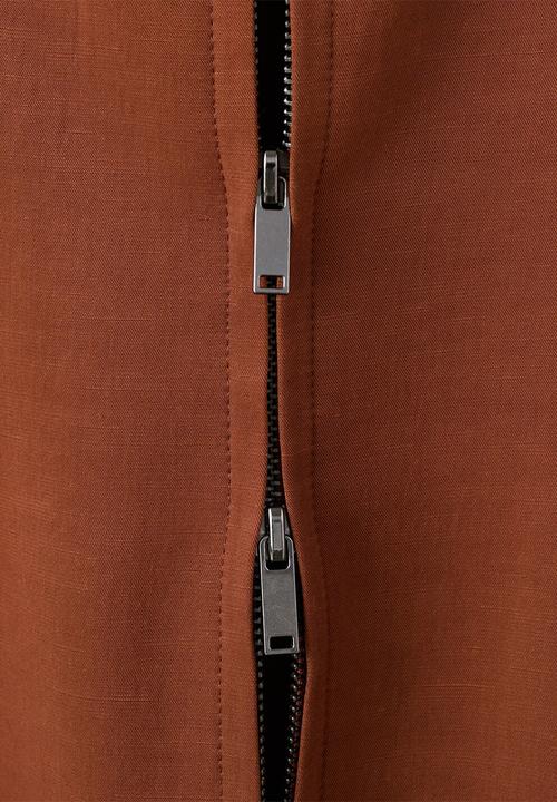 MANGO - Jacket vbbargan - rust/copper