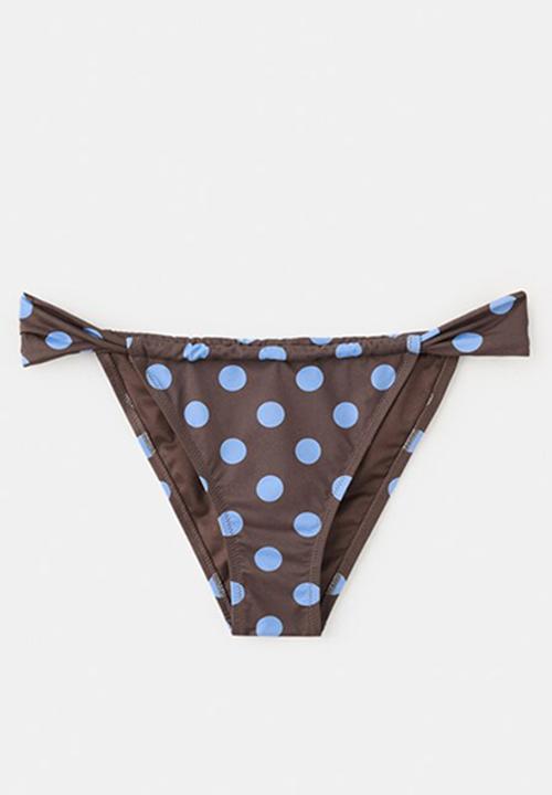 MANGO - Bikini pantie apolo- dark brown