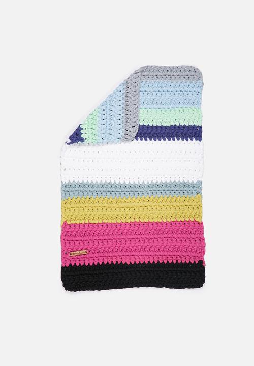Sew Hooked - Multi stripe bathmat