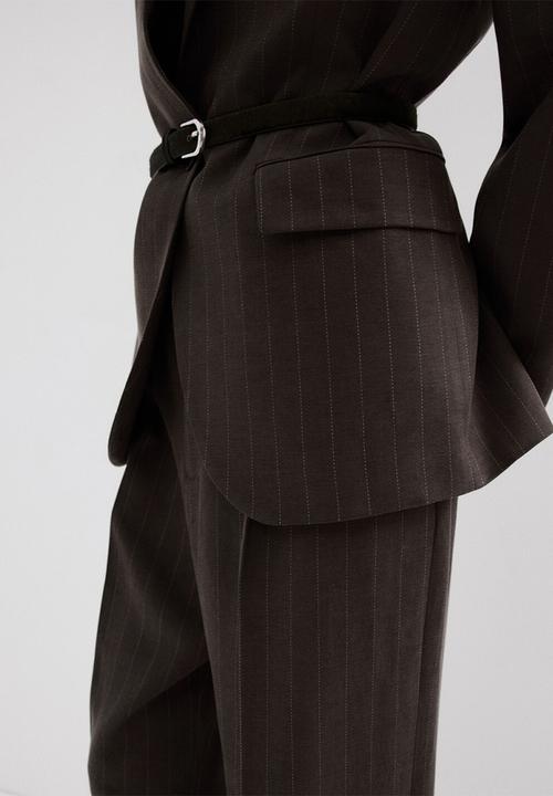 MANGO - Trousers vbbali - dark brown
