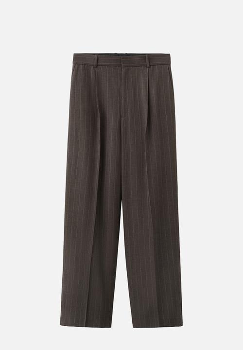 MANGO - Trousers vbbali - dark brown