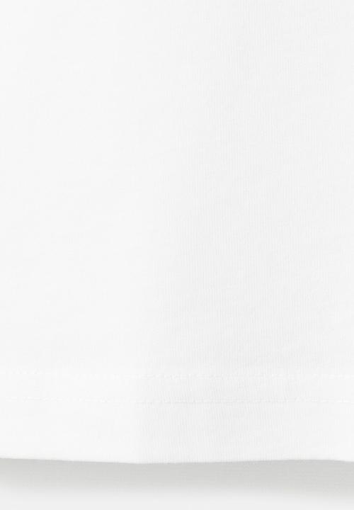 MANGO - T-shirt chalspi - white
