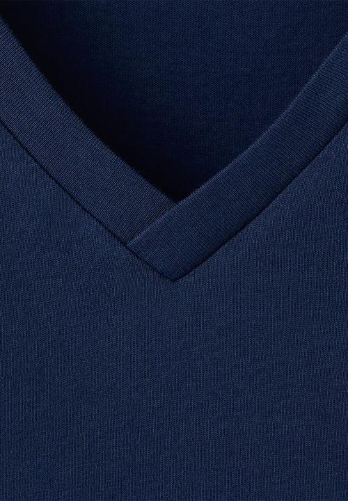 MANGO - T-shirt chalspi - navy