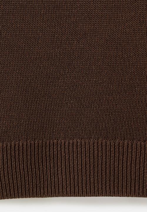 MANGO - Sweater tencyp - dark brown