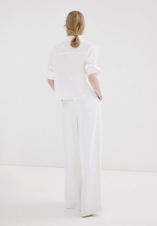 MANGO - Shirt rusca - natural