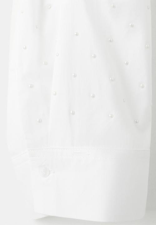 MANGO - Shirt rusca - natural