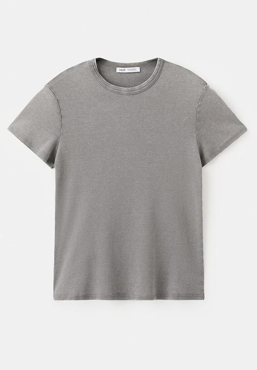 MANGO - T-shirt axel - gray