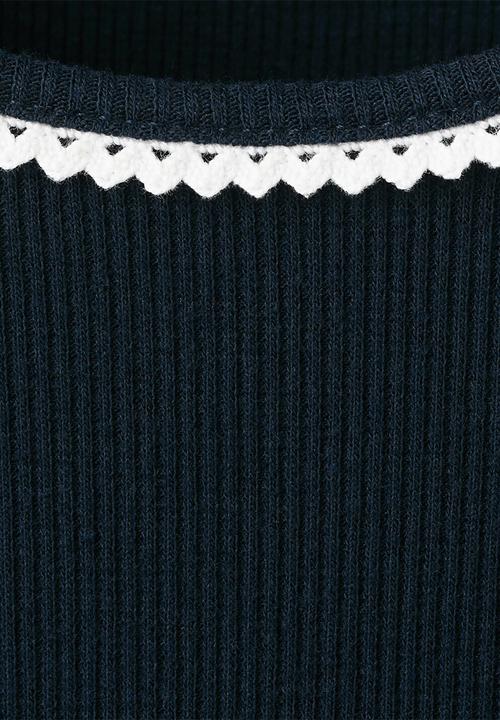 MANGO - T-shirt lirio - navy
