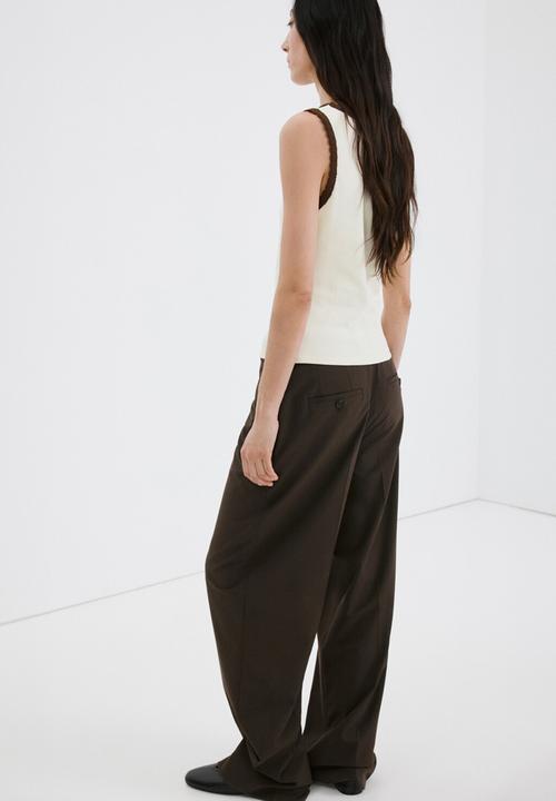 MANGO - Top lota - light beige