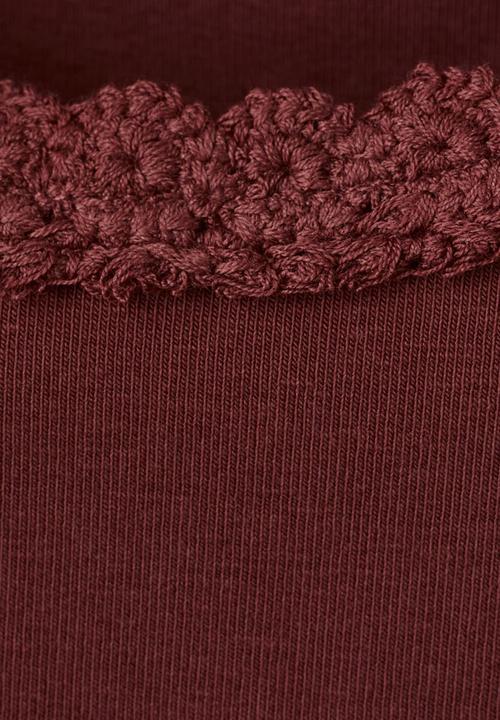 MANGO - Top lota - brown
