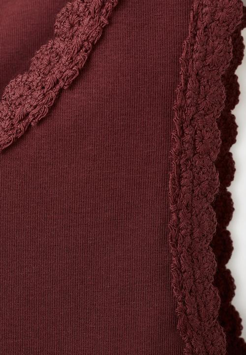 MANGO - Top lota - brown