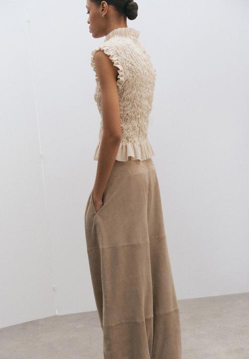 MANGO - Top nube - light beige