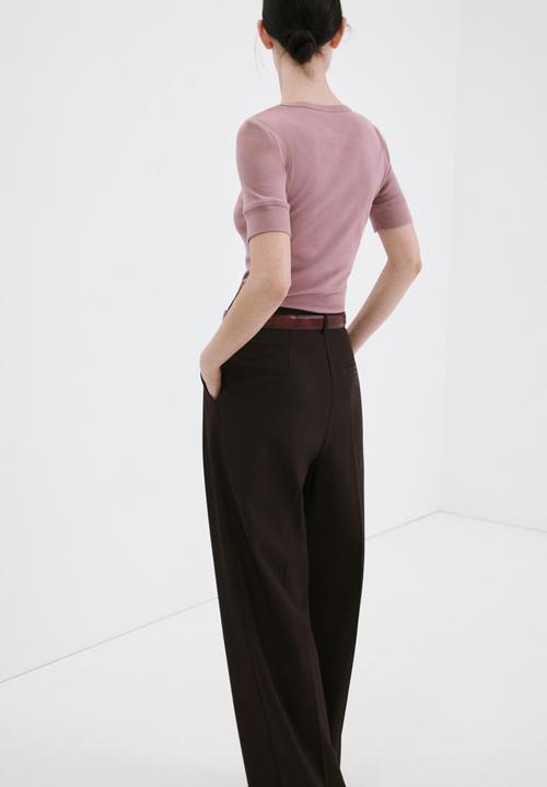 MANGO - T-shirt louise - light/pastel purple