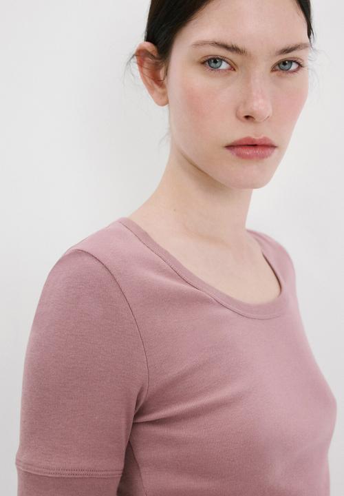 MANGO - T-shirt louise - light/pastel purple