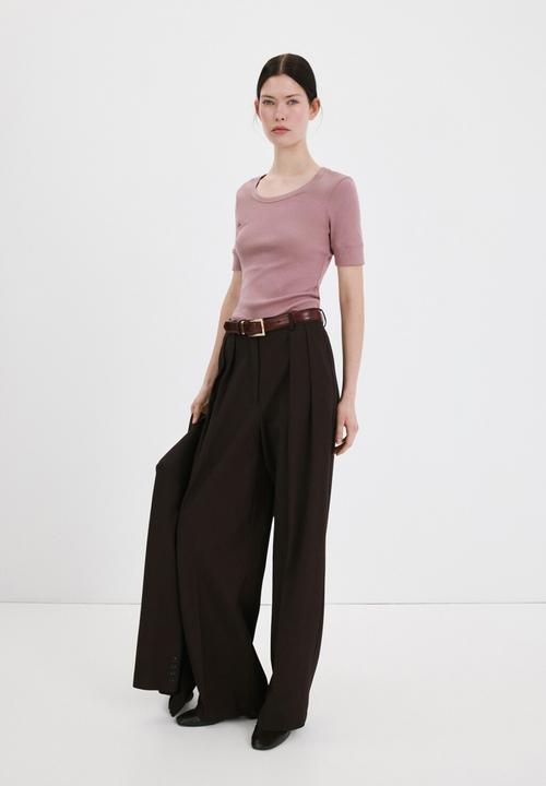 MANGO - T-shirt louise - light/pastel purple