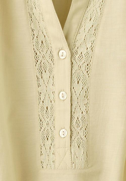 MANGO - Blouse meia - green