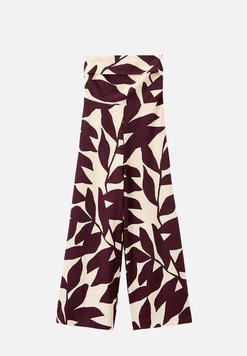 MANGO - Jumpsuit plumas - light beige
