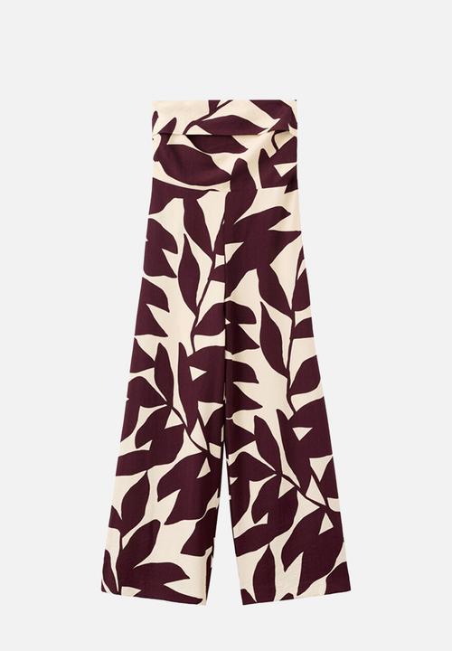 MANGO - Jumpsuit plumas - light beige