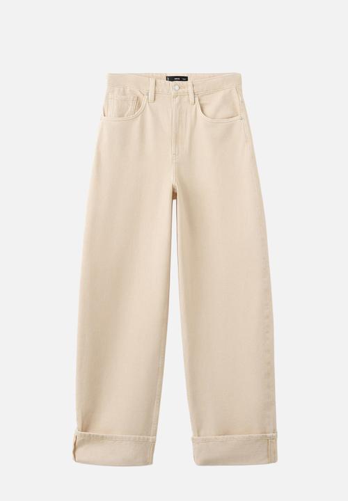 MANGO - Jeans eugenie - light/pastel yellow