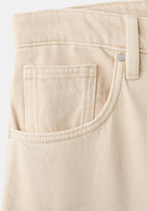 MANGO - Jeans eugenie - light/pastel yellow