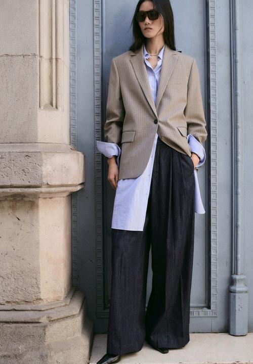 MANGO - Trousers artemide - open blue