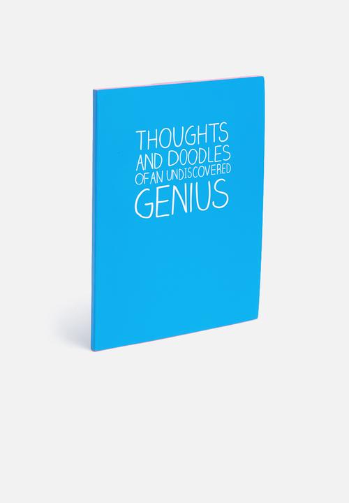 Wild & Wolf - Thoughts & doodles large jotter